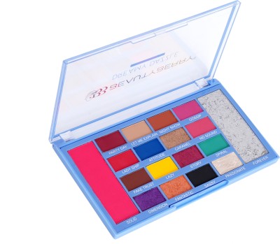 Beauty Berry Dreamy Dazzle Makeup and Eyeshadow Palette with Matte, Shimmer & Glitter Shades 40 g(Shade - 01)