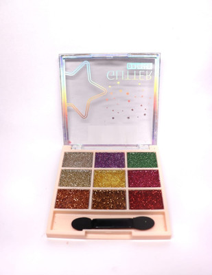 DARYUE 9 Pigmented Colors Eyeshadow Palette Long Wearing And Easily Blendable 9 g(Multicolor)