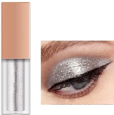 BLUEMERMAID LIQUID SILVER EYE SHADOW SHIMMERY SHINY FORMULA 4 ml(SILVER)