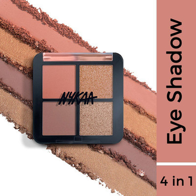 NYKAA Eyes On Me 4 in 1 Quad Eyeshadow Palette Work to Play 5g 5 g(Work to Play)