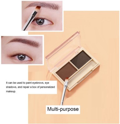 tanvi27 New Eyebrow Palette Shape My Brow, 2 Brows Powder Wax Cream, Eye Makeup 2.5 ml(BROWN)