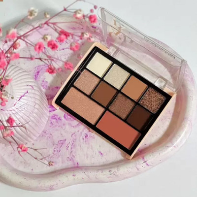 EVERERIN Best 1 blusher 1 highlighter 8 colour Matte & Shimmery Pigment EyeShadow 12 g(multi colour)