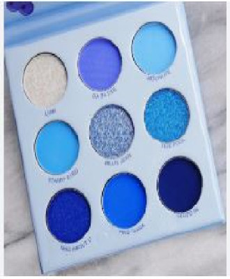 Luipui 9 Best color eyeshadow palette for woman 9 g(multicolor)