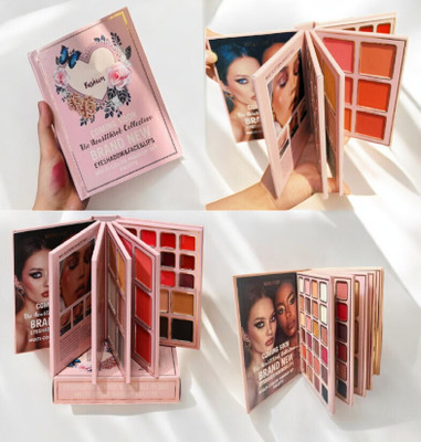 URBANUCANBE 5-in-1 Foldable Makeup Palette | All-in-One Makeup Book for All Skin Tones 96 ml(MULTICOLOR)