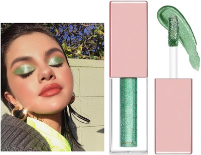Herrlich Liquid Eyeshadow Metallic Eyeshadow Liquid Eyeliner Sparkle 4 ml(GREEN)