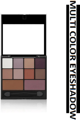 Maryville new eyeshadow palette 10 color perfect shade new look pack of 1 18 g(multi color)