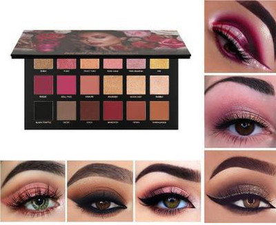 Yelfo Shimmer Rose Gold Professional EyeShadow Eye Shadow Palette 36 g(multicolour)