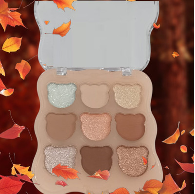 GABBU Eyeshadow Palette, Highly Pigmented Long Wearing and Easily Blendable./. Highlighter(multi)