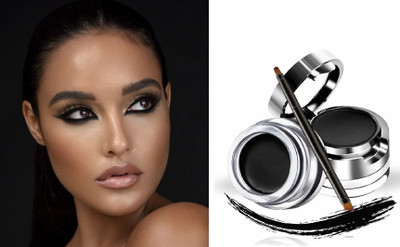 GABBU 2-in-1 Gel Kajal Eyeliner-24-Hour Long-Lastin black.. 7 g(black)