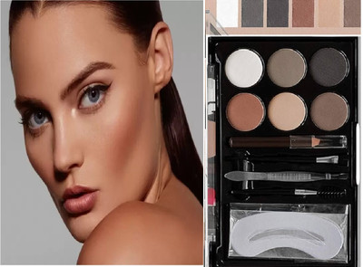 GABBU Eyebrow Styling Kit with 5 Highly Pigmented Shades &Spoolie,Eyebrow Pencil/* 16 g(multi)