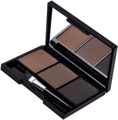 BLUEMERMAID WATERPROOF EYEBROW DRAWING KIT 3 SHADES WITH BRUSH 7.2 g(MULTICOLOR)