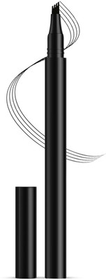 Neycare black eyebrow filer pen easy to use natural color look perfect pack of 1 2.5 g(BLACK)