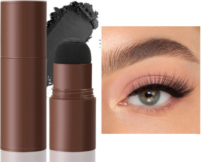 USBK Waterproof smudgeproof Long-Lasting Eyebrow Powder With Brush 1 g(BLACK)