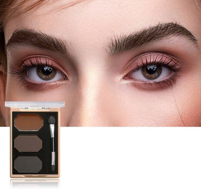 Emijun Highly Pigmented Water proof Eyebrow Definer Palette 9 g(Multi color)