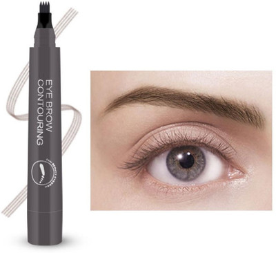 Neycare water proof new eyebrow file rpen easy to use long lasting pack of 1 2 g(gray)