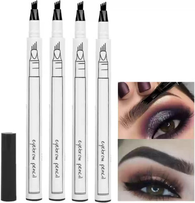 HUZURLU New bold look black sketch Arch Arrival Brow Definer 4 ml(BLACK)