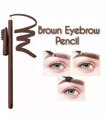 REIMICHI Waterproof Eyebrow Enhancer Pencil with Brush | Smudge proof Eyebrow Definer 2 g(BROWN)