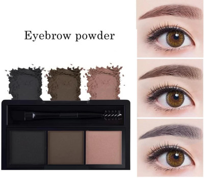 USBK Waterproof and smudgeproof Eyebrow Powder Kit 7.2 g(MULTI-COLOR)