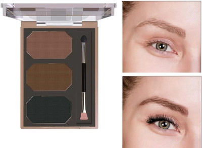 HUZURLU Eyebrow enhancer powder palette with brush 9 g(MULTI)
