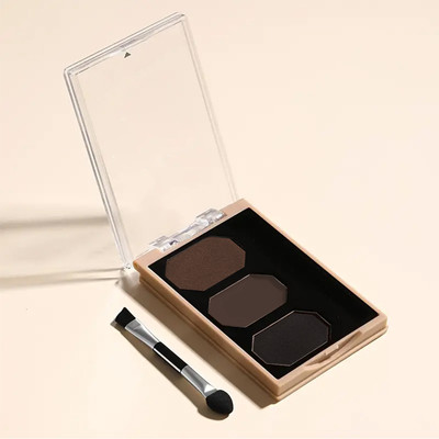 adbeni Instant Eyebrow Powder Cake Palette With Brush 9 g(Shade-02)