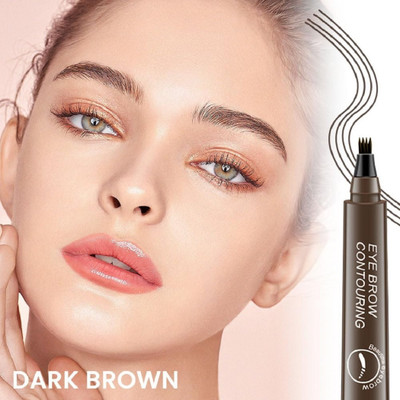 YAWI Professional Eye Brow Pencil 2 in 1 Dual Function Brow Filling Pencil 2.5 ml(Brown)