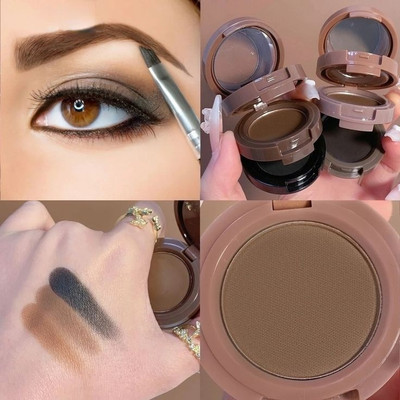 HUZURLU 3 Shades With Waterproof Non-Transfer Smudgeproof eyebrow kit 9.6 g(Muliti colour)