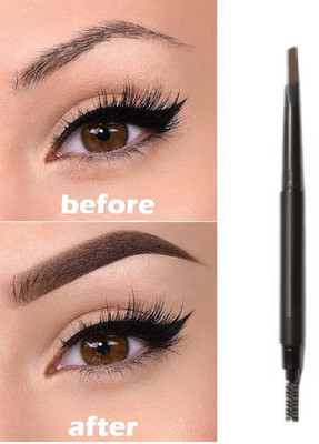 GABBU best Waterproof Eyebrow Pencil, Professional Makeup Brow Pencil//1 1 g(brown)