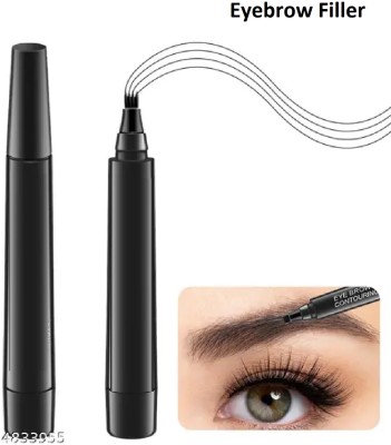 nn BLACK EYEYBROW FILLER PEN FLAWLESS NATURL LOOKING EASY TO USE 2.6 g(BLACK)