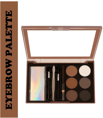 nn water proof and matte new color shade light weight eyebrow palette pack of 1 12.8 g(Multicolor)