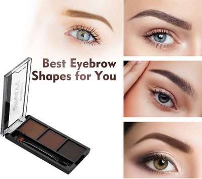 Herrlich High pigment Waterproof Eyebrow Filler with Brush, Ultimate Eyebrow Drawing Kit 7.2 g(MULTI COLOR)