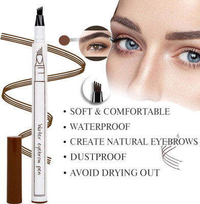 Sheny All Skin Types Waterproof liquid Eyebrow Pencil Brow Pen Fine Sketch 1 ml(brown)