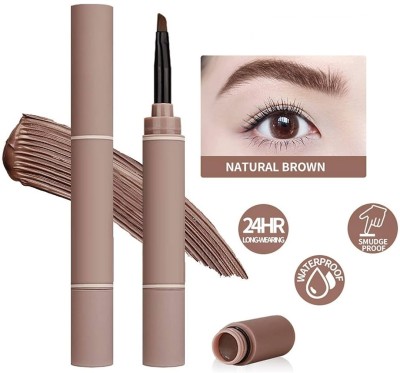 Latixmat Eyebrow Cream Pen Delicate Smooth Long-lasting Natural Waterproof Sweat-proof 1.8 g(Natural Brown)