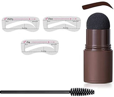 Topfinder Eyebrow Stamp Shaping Kit, One Step Brow Stamp Waterproof Hairline Brow Stamp(5 Items in the set)