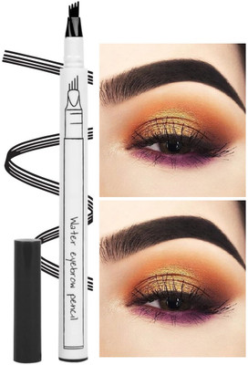WOONGMI 4 Tip Pen Waterproof & Smudge-proof, One Swipe Application 1 g(BLACK)