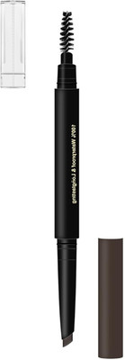 MYEONG 2 in 1 Dual Function Eye Brow Filling Pencil with Brush Brown Eyebrow Pencil 0.4 g(Natural Brown)