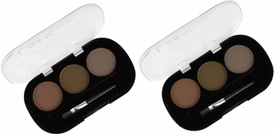 Latixmat Eyebrow Powder Cake with Eyebrow Brush, Long Lasting WaterProof Eyebrow Palette 10 g(multicolor)