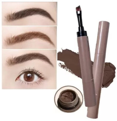 Latixmat 2in1 Sculupting Double-Ended Eyebrow Cream & Brush 1.8 g(Dark Brown)