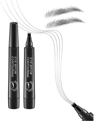 Maryville Black,Waterproof Microblading Eyebrow Pencil with a Micro-Fork Tip. 2.5 g(black)