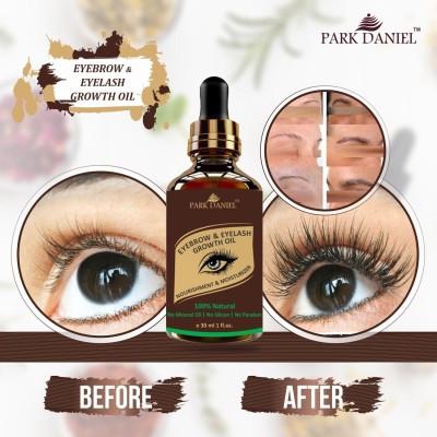 PARK DANIEL Eyebrow & Eyelashes Growth Oil-Enriched with Natural Ingredients(30 ml) 30 ml(Clear - GLS01)