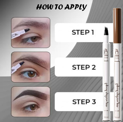 SHENY COLORS My choise FINE SKETCH LIQUID EYEBROW PEN brush brow 1 ml(BROWN)