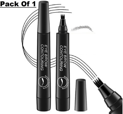 Neycare Black, Smudge Proof, Waterproof, Highly Pigmented for Fill in Brow Gaps Pencil 2.5 g(BLACK)