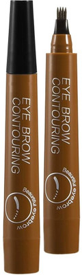 Neycare brown new eyebrow pen filer soft and smooth new look easy to use pakc of 1 2.5 g(brown)