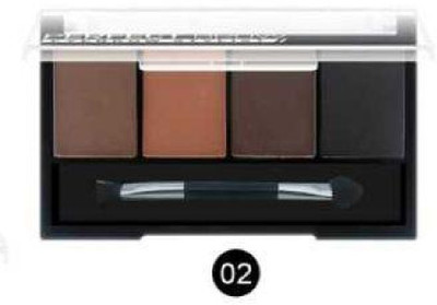 Facejewel Eyebrow Powder Cake With Brush Brow Palette Eyebrow Enhancer Waterproof 4 in 1 9 g(Shade-2)