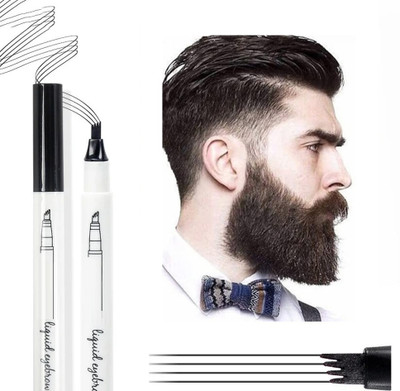 Latixmat Beard & Moustache Touchup Stick: Instant Temporary Beard Perfection 1 ml(Black)