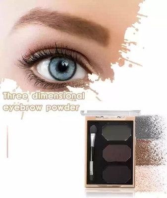 HUZURLU Instant Eyebrow Powder Cake Palette 9 g(MULTICOLOR)