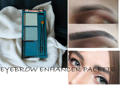 Lui Pui MATTE 3 COLOR EYEBROW SHADES PALETTE ENHANCER PACK OF 1 7.5 g(MULTICOLOR)