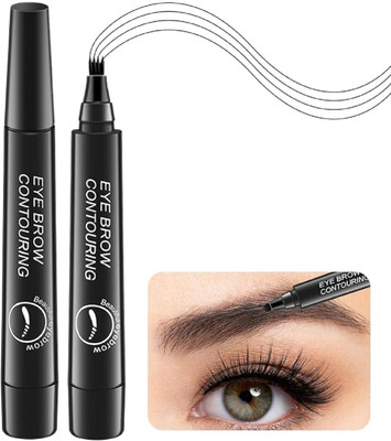 Neycare water proof new eyebrow filer pen super perfect pack of 1 2 g(BLACK)