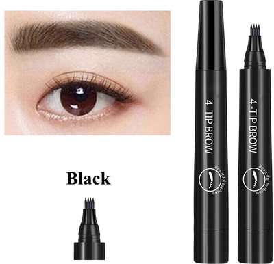 MYEONG 3D Liquid Eyebrow Enhancing Pen Waterproof Pen 2.5 g(Ink Black)