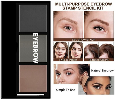 tanvi27 Eyebrow Powder Cake with brush 7.2 g(Multi Color)