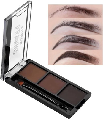 EVERERIN MULTICOLOR MATTE FINISH 3 IN 1 EYEBROW PALETTE-05 9 g(MULTI COLOR)
